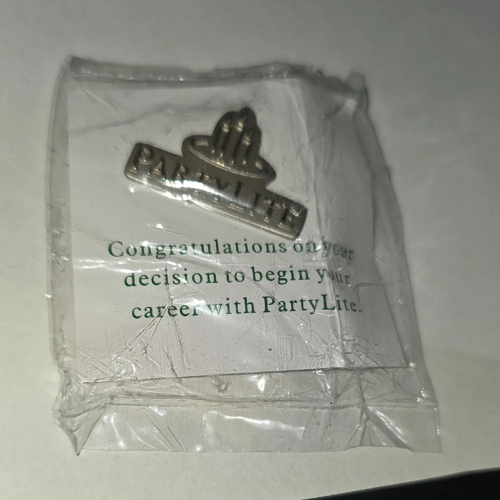 PartyLite Silver Logo‎ Pin
